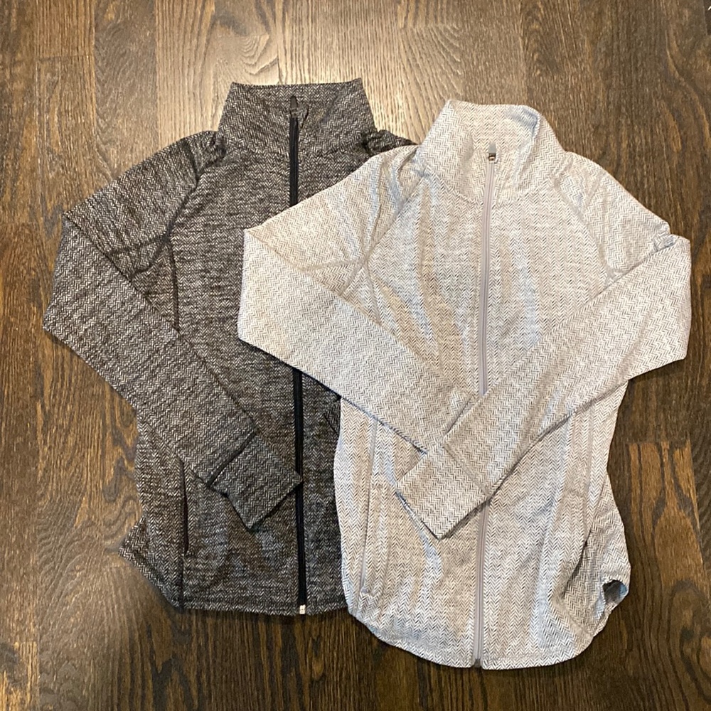 Maternity zip up jacket 2 pack
